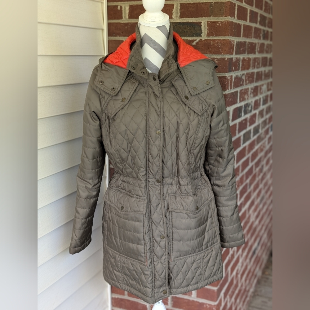 Vince Camuto Women's Quilted Jacket with Hood